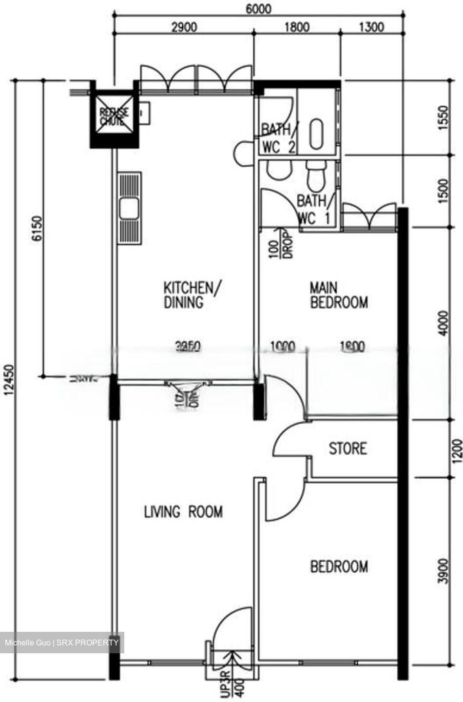 Blk 108 Bedok North Road (Bedok), HDB 3 Rooms #483559431